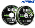 Linha Marine Sports Saigon PE x4 Multifilamento Verde - 100m