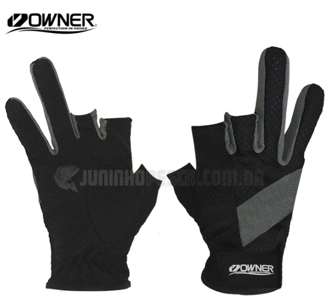 Luva Owner 3 Cortes - Cinza (9653)