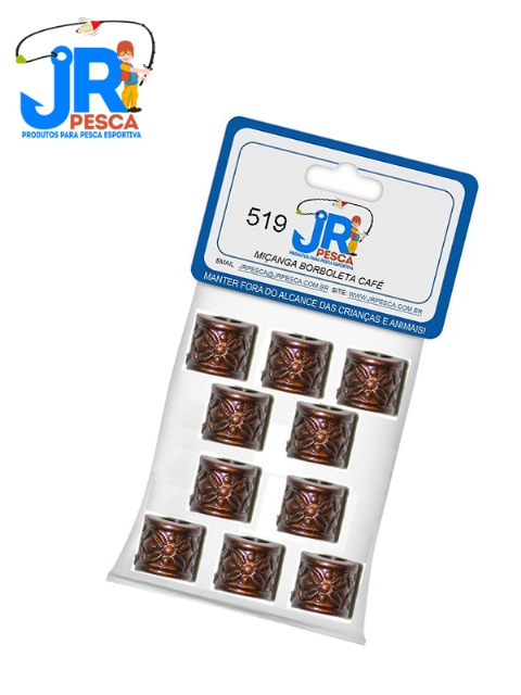 Mi�anga Pl�stica JR Pesca Borboleta Caf� - C�d.519