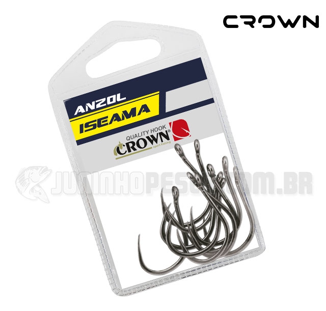 Anzol Crown Iseama Preto c/ Farpa