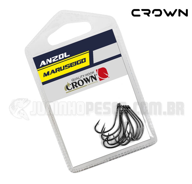 Anzol Crown Maruseigo Black - C/ 10 Unidades