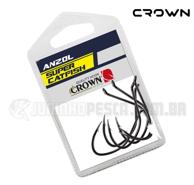 Anzol Crown Super Cat Fish Black - C/ 5 Unidades