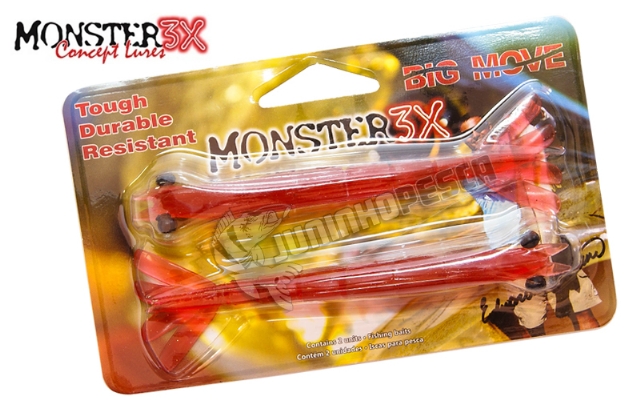 Isca Artificial Camar�o Monster 3X Big Move - 14cm (C/ 2 Unidades)
