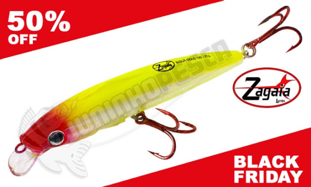 Isca Artificial Zagaia Bigu� Gold 120 - 12cm 26g