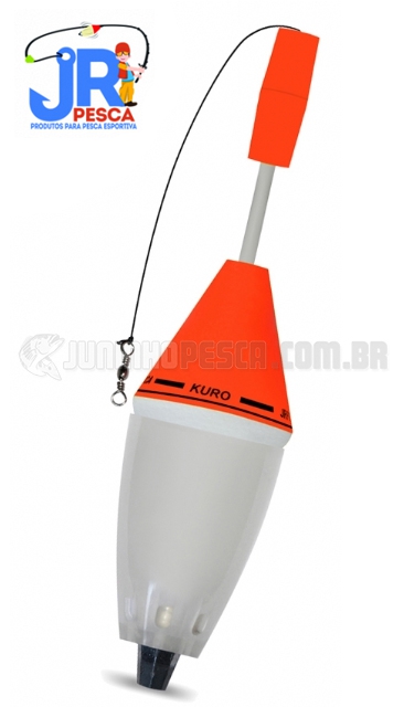 Boia JR Pesca Cevadeira Kuro Vermelho - 52g c/ Rolha Fixa - C�d.102