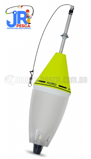Boia JR Pesca Cevadeira Kuro Amarelo - 52g c/ Amortecedor - C�d.103