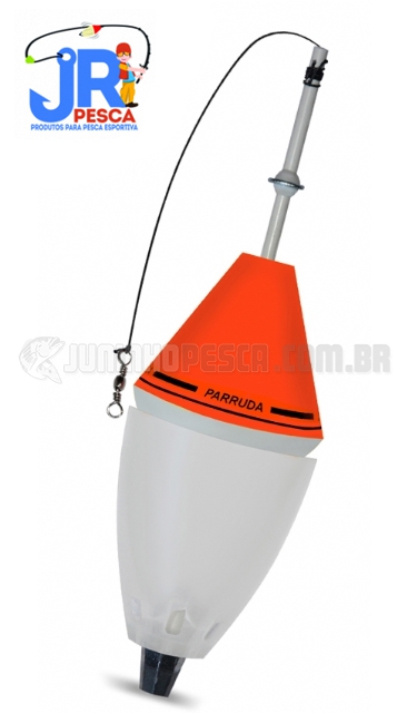 Boia JR Pesca Cevadeira Mini Parruda Vermelho - 36g c/ Amortecedor - C�d.122