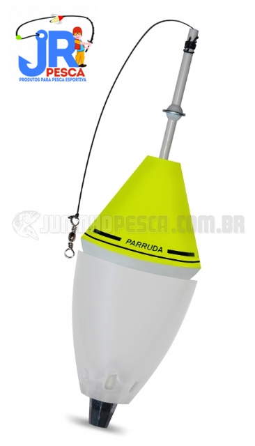 Boia JR Pesca Cevadeira Parruda Amarelo - 62g c/ Amortecedor - C�d.107