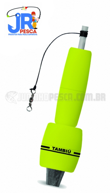 Boia JR Pesca Mini Torpedo Tambiu (Pino) Amarelo - C�d.227