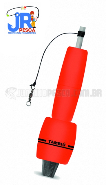 Boia JR Pesca Mini Torpedo Tambiu (Pino) Vermelho - C�d.228