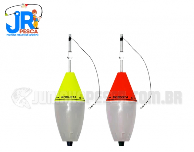 Boia JR Pesca Cevadeira Robusta - 65g c /Amortecedor (Copo Transparente) C�d. 117/118