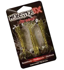 Isca Artificial Camar�o Monster 3X Ultrasoft G - 9 cm