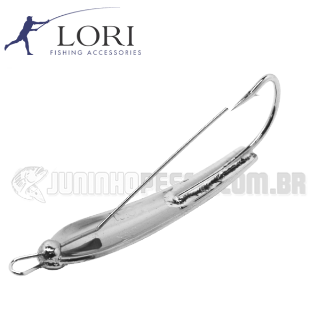 Colher Lori Hacker Prata C/ Anzol Soldado 6,5cm - 11,5g
