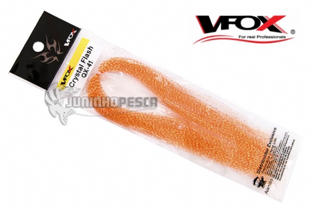 Linha V Fox Crystal Flash Brilho Hologr�fico p/ Turbinar Iscas
