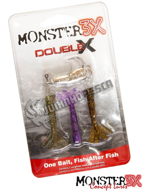 Isca Artificial Monster 3X Double-X P - 9,5 cm
