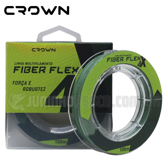 Linha Crown Multifilamento Fiber Flex c/ 100m