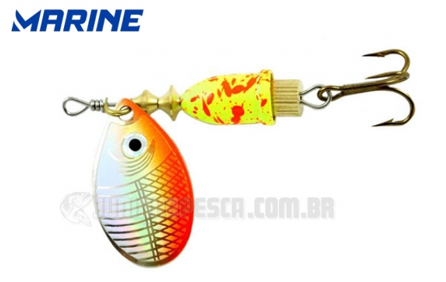Isca Artificial Marine Spinner Laser 5, 7 e 9 g