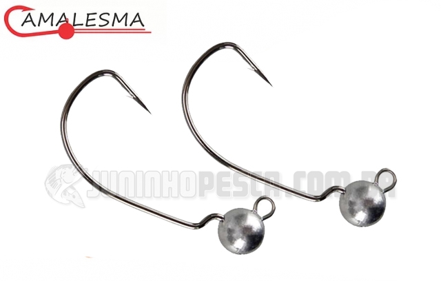 Anzol Camalesma Jig Head Offset EWG 2/0 - Pacote c/ 2 un.