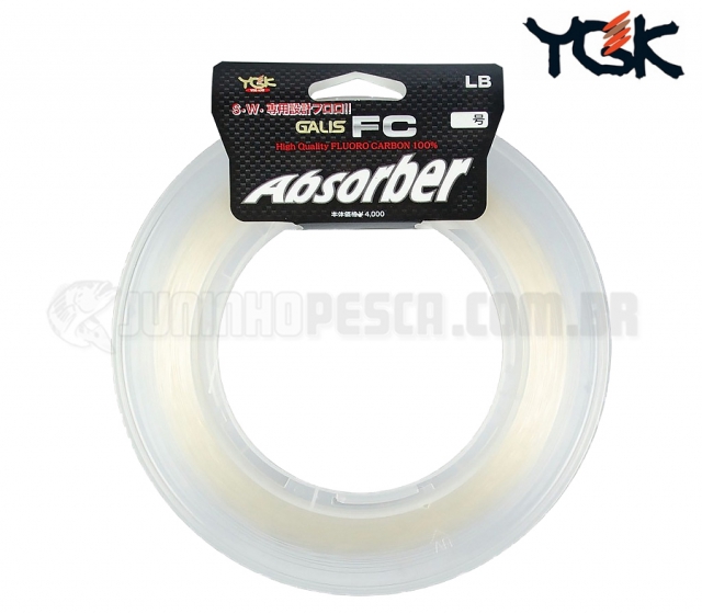 Linha YGK Galis FC Absorber Fluorocarbon 60m Leader - (L�der)