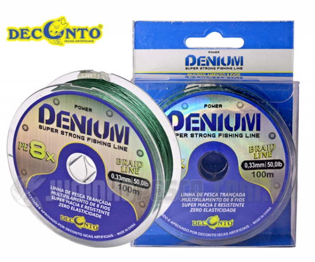 Linha Deconto Denium Multifilamento 8x 100 m