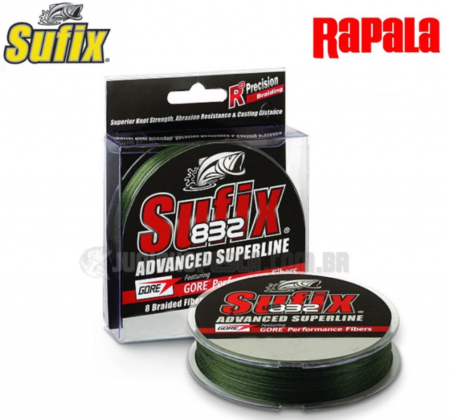 Linha Multifilamento Rapala Sufix 832 - 120 M