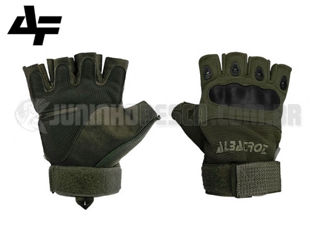 Luva Albatroz YL025 Verde 5 cortes