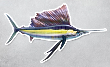 Adesivo Personalizado Peixe - Marlin
