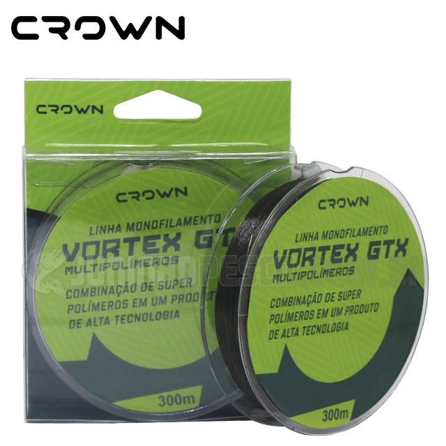 Linha Crown Monofilamento Vortex GTX - 300m