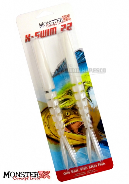 Isca Artificial Monster 3X X-Swim - 22 cm (C/ 2 Unidades)