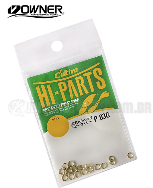 Argola Owner/Cultiva Split Ring Gold P-03G (N�1)