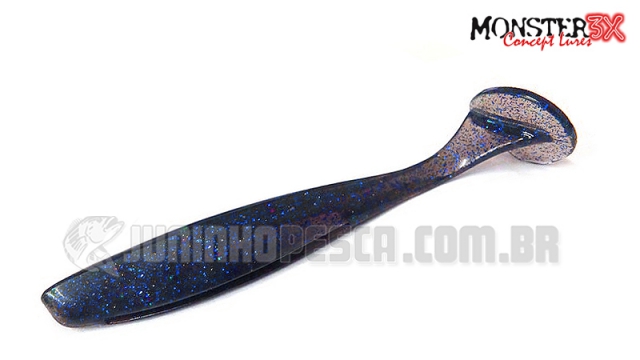 Isca Artificial Monster 3X Paddle-X Soft Bait (Pacote c/ 5 unidades)