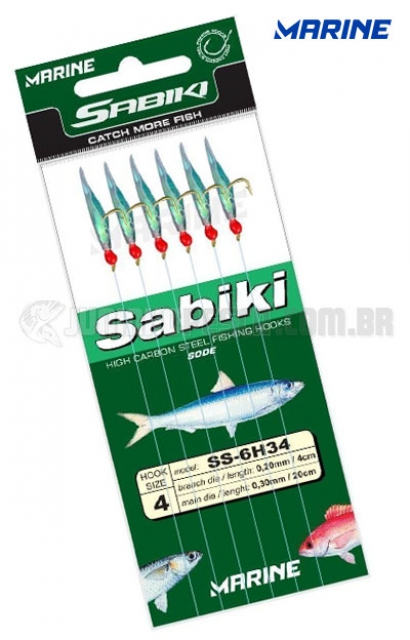 Sabiki Marine SS-6H34 Sode