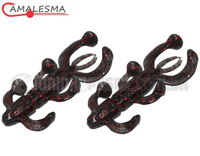 Isca Artificial Camalesma Salamareca Baby � 8cm 12g (Pacote c/ 4 unidades)