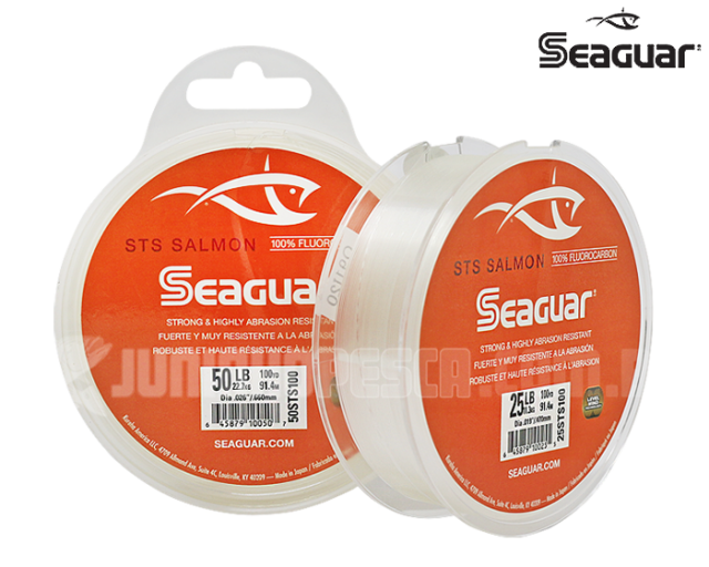 Linha Seaguar Fluorocarbon Leader STS Salmon - 91,4 m (l�der)