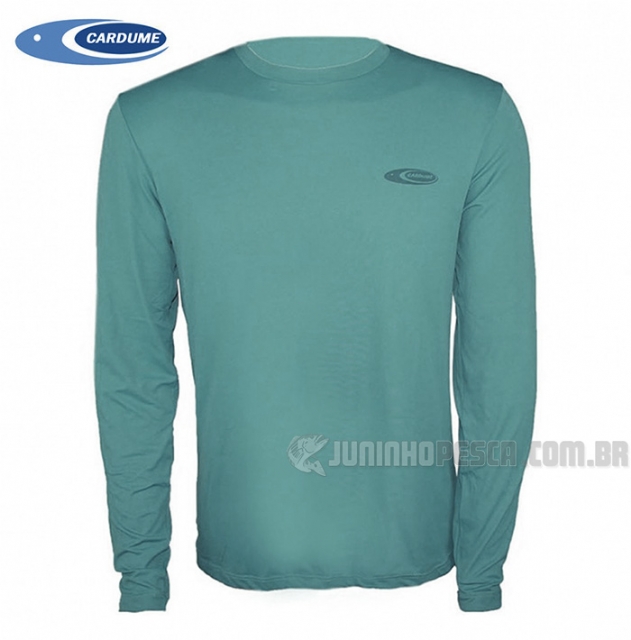 Camiseta Cardume Softline c/ Prote��o UVA/UVB 50+ FPS - Aquamarine - Tam. P