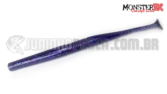 Isca Artificial Monster 3X Swim Worm 13,5 cm