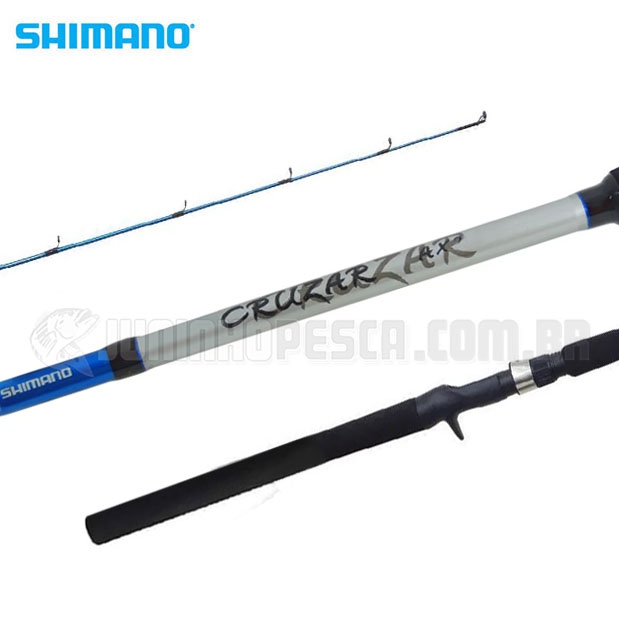 Vara Shimano Cruzar 8-16 lbs Blue 2 Partes p/ Carretilha (1,83 m)