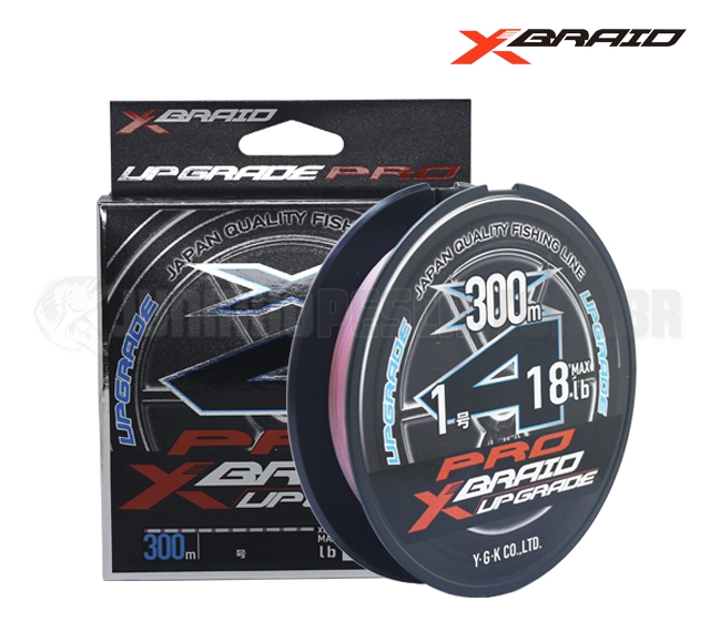 Linha X-Braid Multifilamento Upgrade X4 Pro 300m
