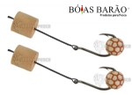 Anzol Chinu Encastoado Bar�o c/ EVA e Mi�anga (2 unidades) - N46