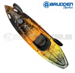 Caiaque Brudden Hunter Fishing UP Trio Cor Barcelos (Laranja/Amarelo/Preto) - (PRONTA ENTREGA)