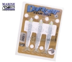 Isca Artificial Camar�o Marine Dancer Shrimp 4� (3 camar�es + 1 jig)