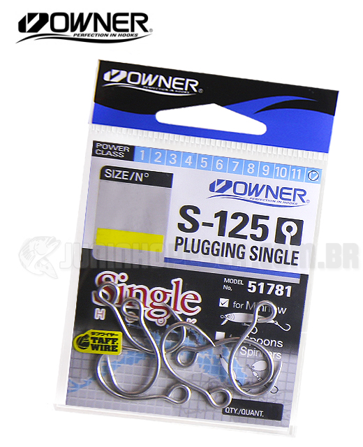 Anzol Owner Plugging Single (Olho Invertido/Olho Grande/Largo