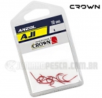 Anzol Crown Aji Red (Chapinha/Sem Furo)