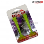 Isca Artificial Camarão Monster 3X Big M - 12cm  (C/ 2 Unidades)