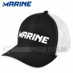 Bon� Marine Pescador Preto e Branco