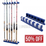 Expositor de Varas de Parede p/ 6 Varas (Stick Rack ou Rod Rack)